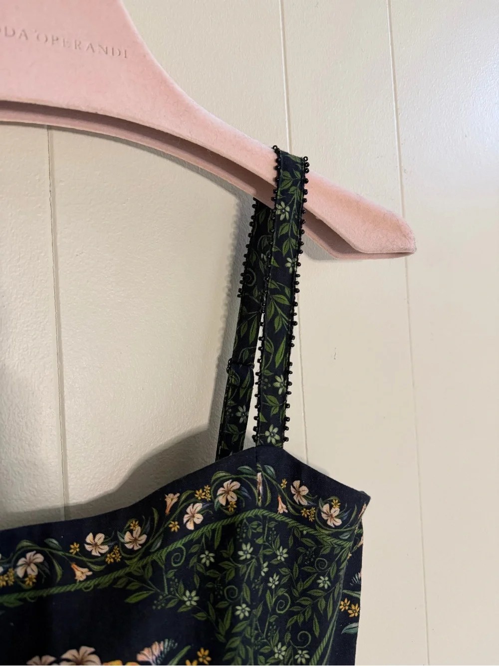 FARM Rio Black and Green Floral Maxi Dress - Picture 6 of 7